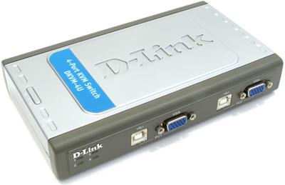 Переключатель KVM D-Link Pro Connect 4 порта USB (DKVM-4U)